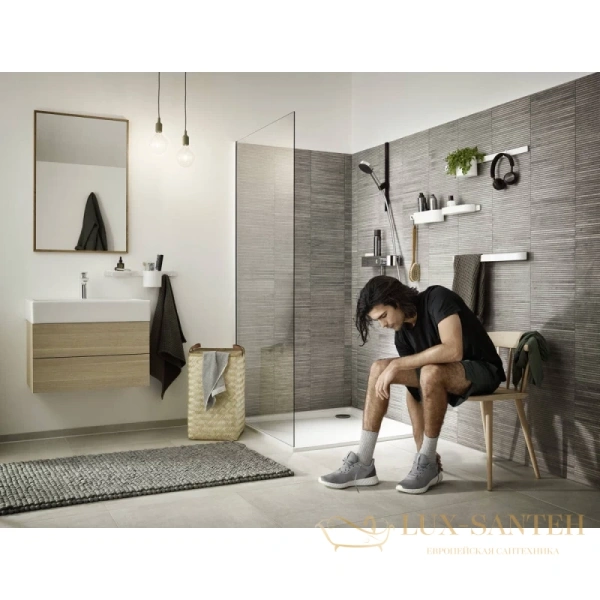 термостатический смеситель для душа hansgrohe showertablet select 400 24360000