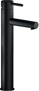 смеситель для раковины nobili live, lv00428/2bm velvet black, цвет черный