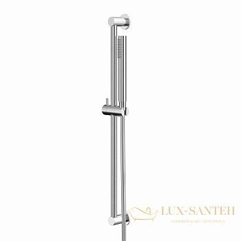 душевой гарнитур на штанге whitecross, set51micronib, никель брашированный