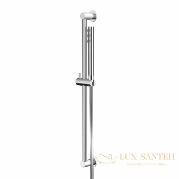 душевой гарнитур на штанге whitecross, set51micronib, никель брашированный