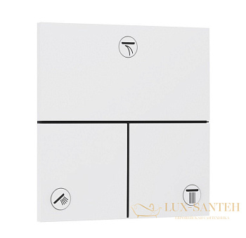 переключатель потоков hansgrohe showerselect comfort e 15573700, на 3 выхода, белый матовый