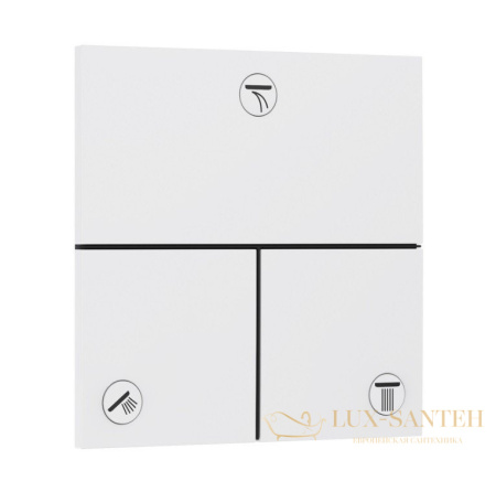 переключатель потоков hansgrohe showerselect comfort e 15573700, на 3 выхода, белый матовый