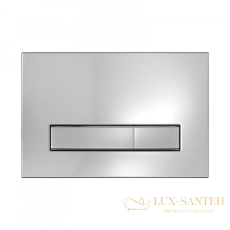 инсталляция berges atom line 410, 040338 для подвесного унитаза с панелью смыва, хром глянцевый