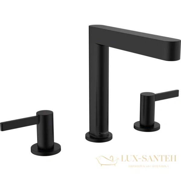 смеситель для раковины hansgrohe finoris 160 76034670 матовый черный