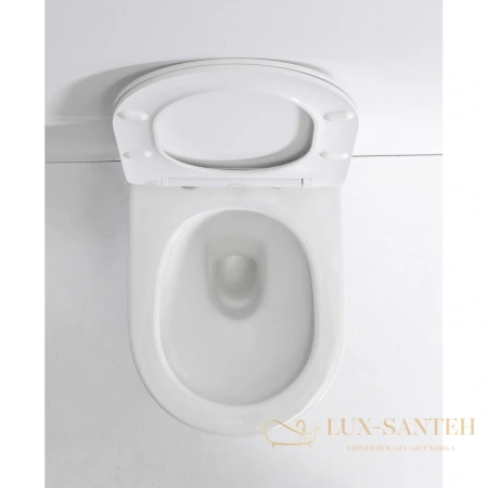 унитаз подвесной tecespring r, 9700998, безободковый, смыв torando flush, быстросъемное сиденье slim с микролифтом белый глянвый/хром