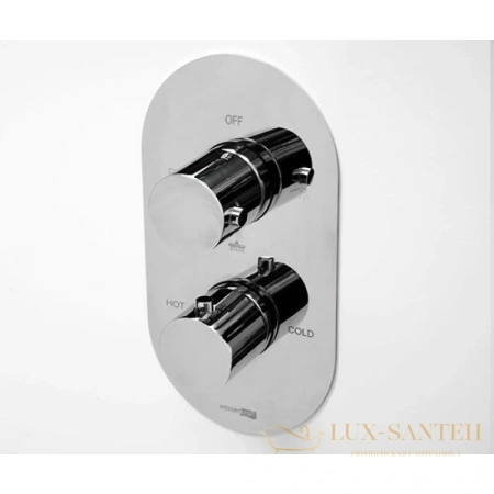 душевой комплект wasserkraft berkel a174868 thermo 250 мм, хром