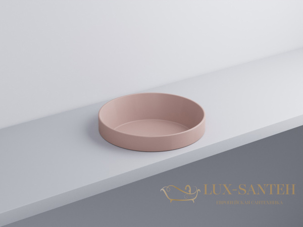 раковина встраиваемая сверху столешницы/накладная cielo enjoy ejlasit cp, 400x400x140h мм, cipria