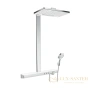 душевая система hansgrohe rainmaker select 460 2jet showerpipe 27109400 с термостатом, белый/хром