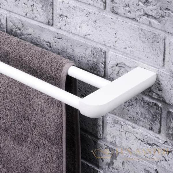 полотенцедержатель двойной wasserkraft kammel k-8340w 65,5 см, белый