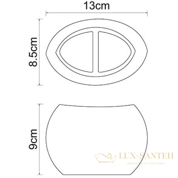 держатель зубных щеток wasserkraft eider k-33328a, серебряный