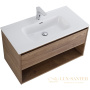 тумба под раковину belbagno kraft kraft-900-1c-so-rt 90 см подвесная, rovere tabacco