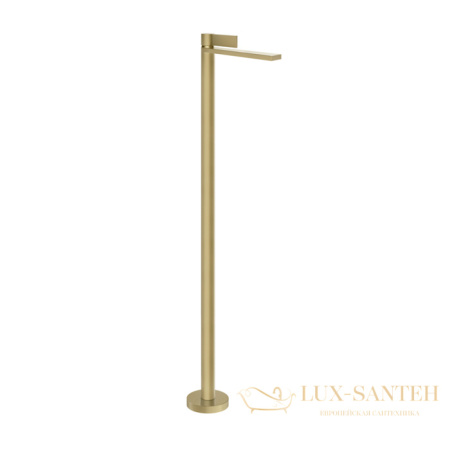 смеситель для раковины напольный gessi inverso diamantato 73695.727, brass brushed pvd