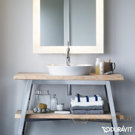 раковина накладная duravit cape cod 2328480000 ⌀ 480 мм, белый