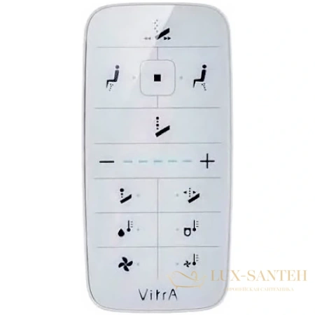 подвесной безободковый унитаз vitra v-care 5674b003-6194 с функцией биде с сиденьем микролифт comfort, белый