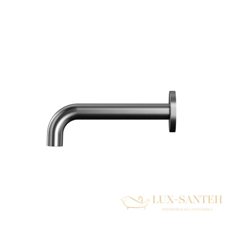 излив настенный whitecross y1200nib, брашированный никель