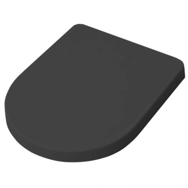 сиденье artceram file 2.0 fla002 03 nero для унитаза с микролифтом, черный глянец