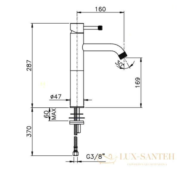 смеситель для раковины, nicolazz olympus, 3772cr, хром