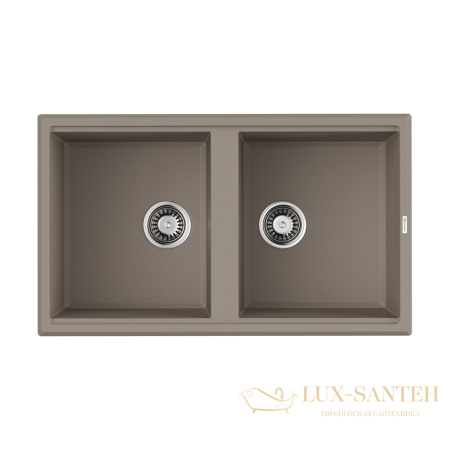 кухонная мойка omoikiri tedori 86-2-sa tetogranit х бежевый, 4993926