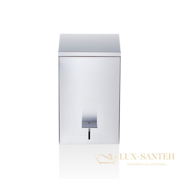 мусорное ведро с педалью и крышкой softclose decor walther te 70 sc, 0614576, нержавеющая сталь