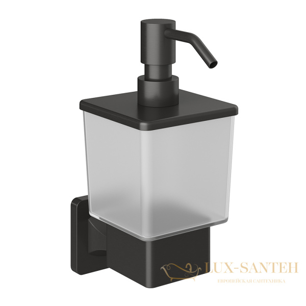 дозатор для жидкого мыла подвесной aqueduto respingo res0445, оружейная сталь