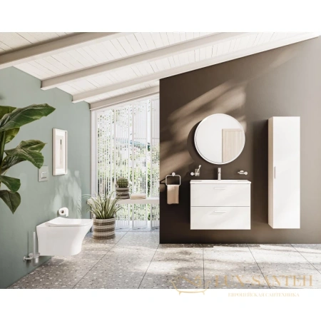 подвесной безободковый унитаз vitra zentrum square 7484b003-0075, белый