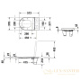 крышка-биде duravit sensowash 612000012000320 starck f plus, белый