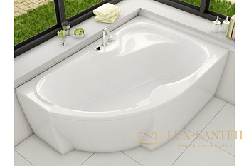ванна акриловая vayer azalia r 150x105