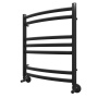 полотенцесушитель водяной lemark atlantiss п7 lm32607rbl 500x600, черный