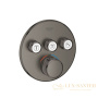 термостат grohe grohtherm smartcontrol 29121al0, темный графит матовый
