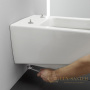 унитаз подвесной laufen basal rimless 8.66e1.0.000.000.1 с сиденьем softclose, белый