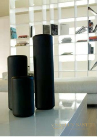 стакан gessi goccia 38035.031, хром/черный