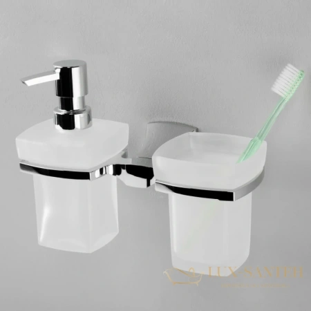 стакан wasserkraft wern k-2589 с дозатором, хром