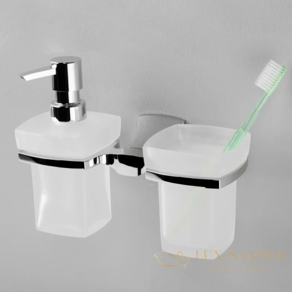 стакан wasserkraft wern k-2589 с дозатором, хром