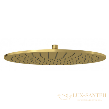 верхний душ 400 мм, kludi a-qa 64340n0-00, золото брашированное