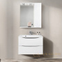 зеркальный шкаф belbagno marino marino-spc-600/750-1a-bl-p-r 60 см с подсветкой, bianco lucido