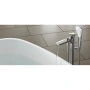 напольный смеситель kludi ambienta 535900575 для ванны, хром