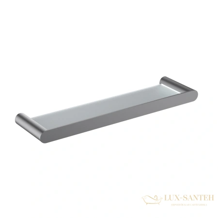 полка стеклянная timo saona 13072/18, черное золото