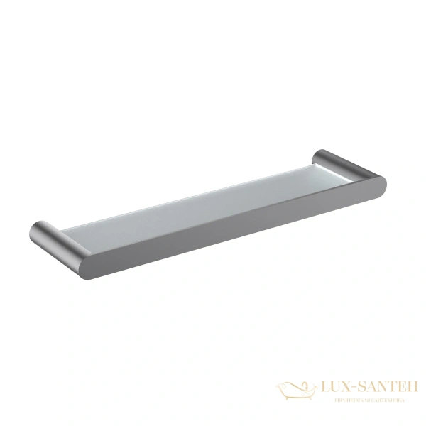 полка стеклянная timo saona 13072/18, черное золото