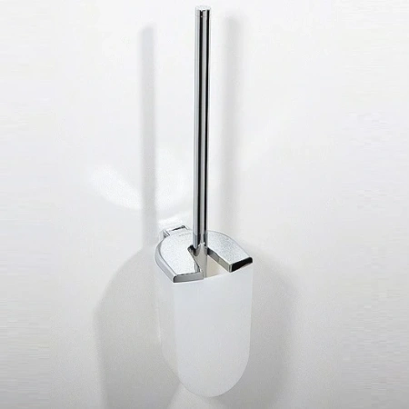 туалетный ершик откидной с крышкой, колба пластик keuco elegance 11664010100