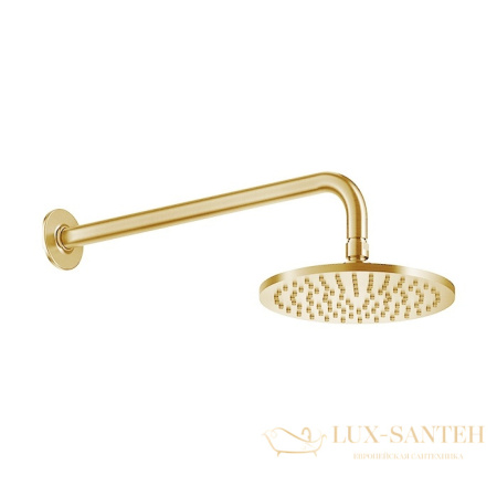 верхний душ gessi inciso 58148.246 200 мм, gold pvd