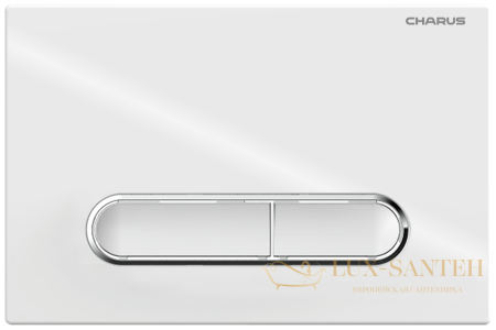 панель смыва charus tm, magnus, fp.340.11.01, белый глянцевый