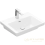 раковина villeroy & boch subway 3.0 4a705501 55х44 см, альпийский белый