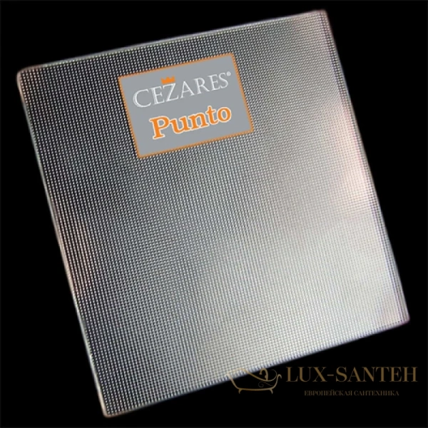 шторка для ванны cezares eco-v-1 eco-v-1-80/140-p-cr-l 80 см, стекло рифленое