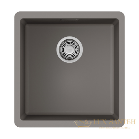 кухонная мойка omoikiri kata 40-u-gr artgranit х leningrad grey, 4993397