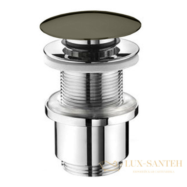 globo t-edge, fi024fe, выпуск для раковины без перелива, цвет felce