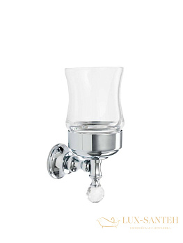 стакан стеклянный stil haus smart light sl10(08) настенный, хром