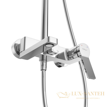 душевая система для ванны belbagno albano-vscm-crm, хром глянцевый глянцевый