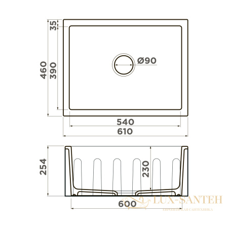 кухонная мойка omoikiri mikura 61-to 4911257 natceramic, красный глянец