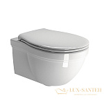 Подвесной унитаз GSI Classic 871211 55*37 см, белый