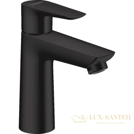 смеситель для раковины hansgrohe talis e 71710670, черный